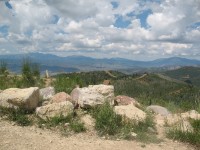 [Photo: Manti-La Sal; Skyline Drive, cruising the edge of the earth]